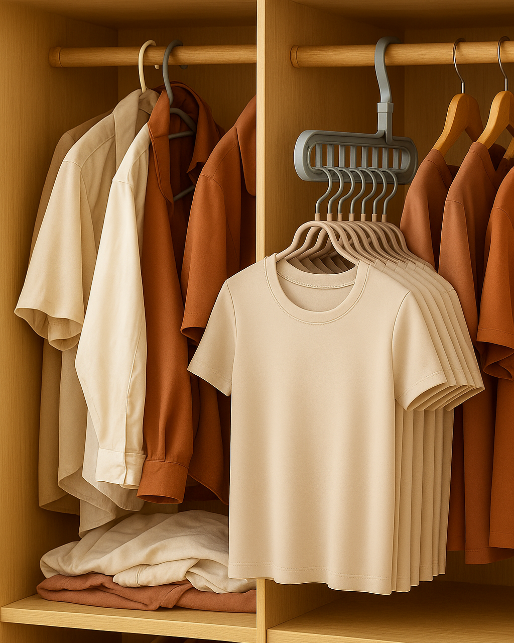 KleiderMeister – Drehbarer 9-Loch Kleiderbügel für mehr Platz