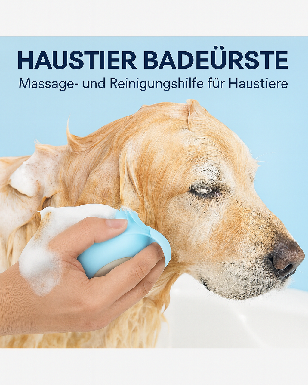 LumyPet – Die sanfte Fellpflege-Bürste mit Shampoo-Touch für glückliche Haustiere
