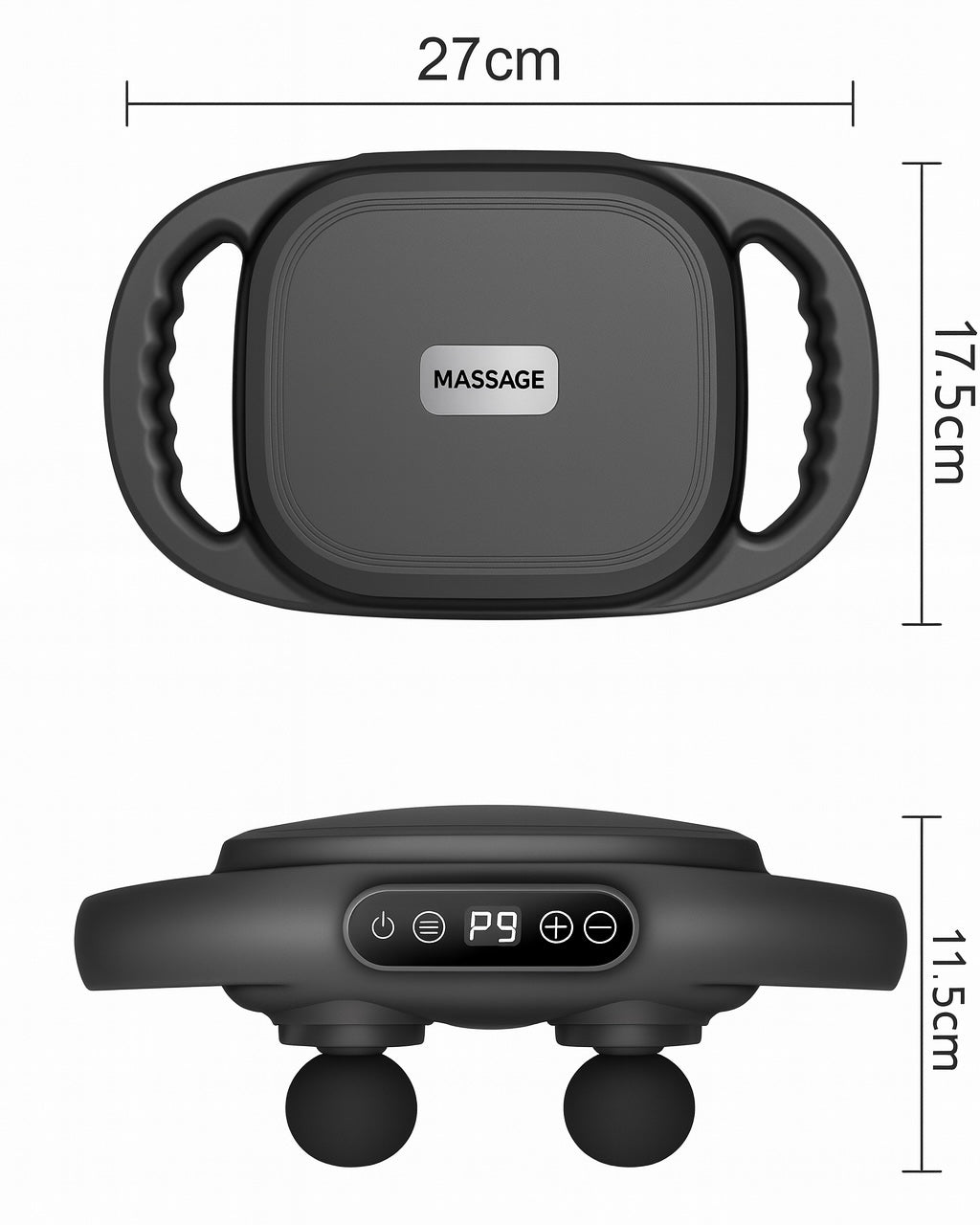 LumyCare 6-Kopf Massagegerät für tiefe Muskelentspannung