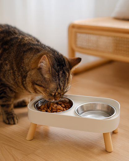 LieblingsDuo – Stilvoller Doppelnapf für Futter & Wasser in perfekter Balance
