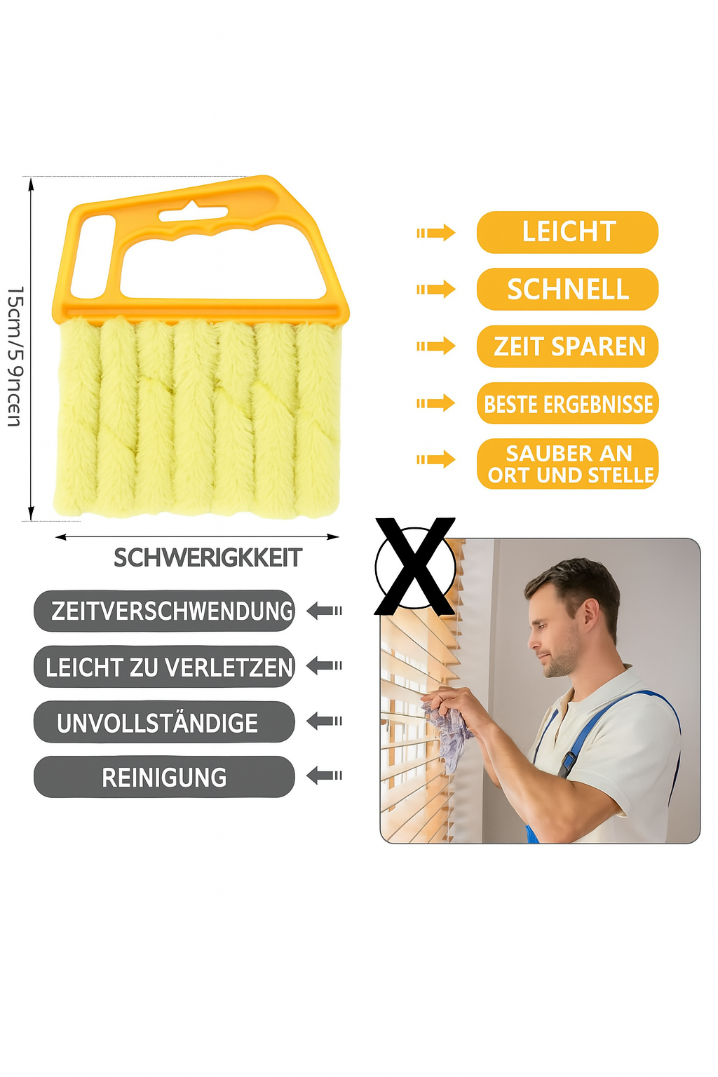 Lammelo – Reinigt Lamellen mühelos sauber