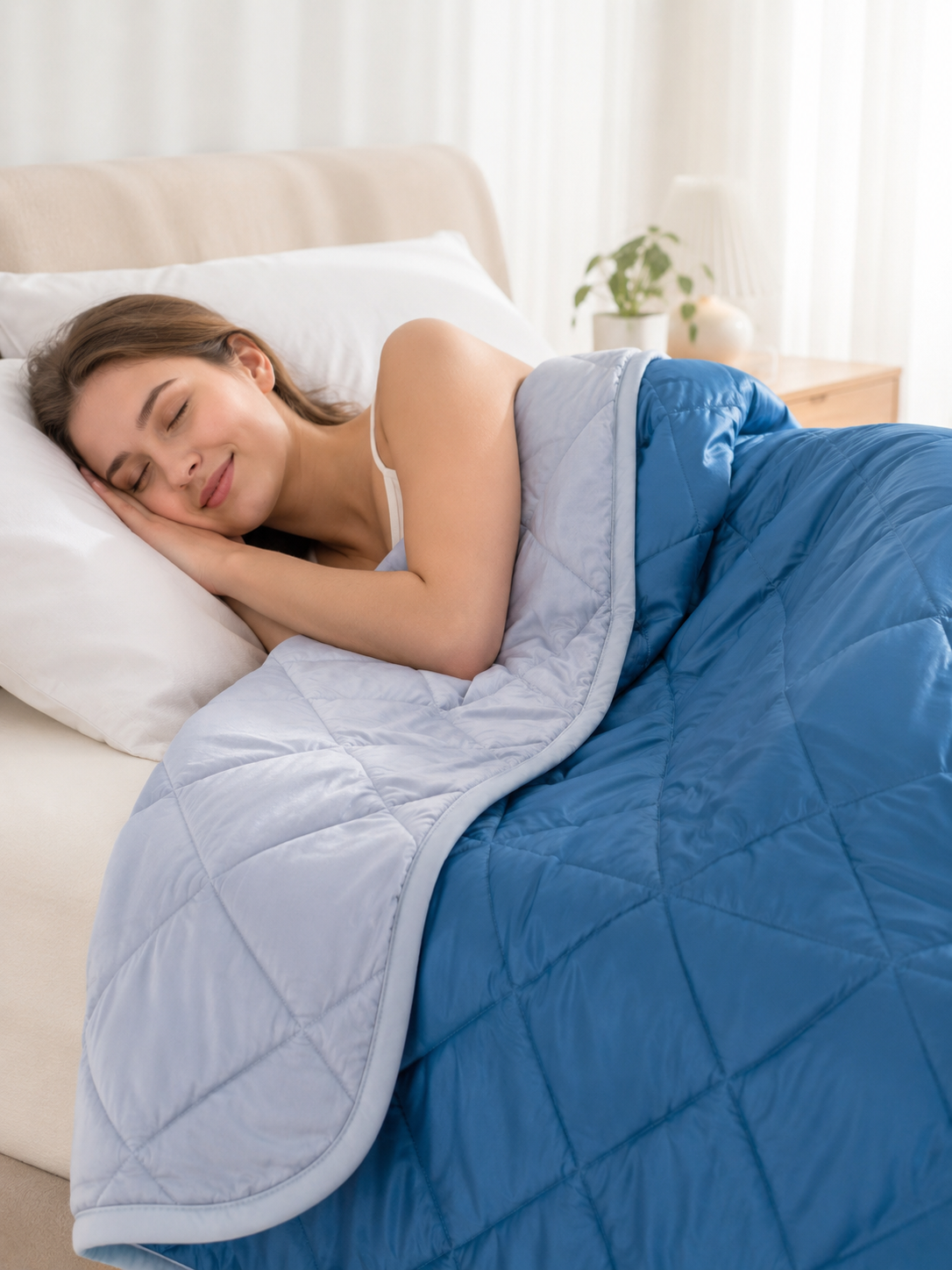 Frostdecke – Flieh aus der Hitzewelle direkt in dein kaltes, stilles Bett
