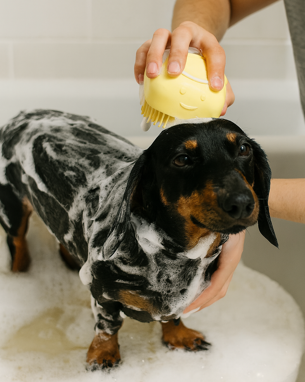 LumyPet – Die sanfte Fellpflege-Bürste mit Shampoo-Touch für glückliche Haustiere