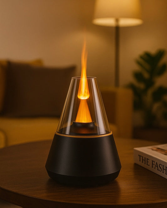 FlammenZauber – Aromadiffuser mit echter Flammen-Optik für dein Zuhause