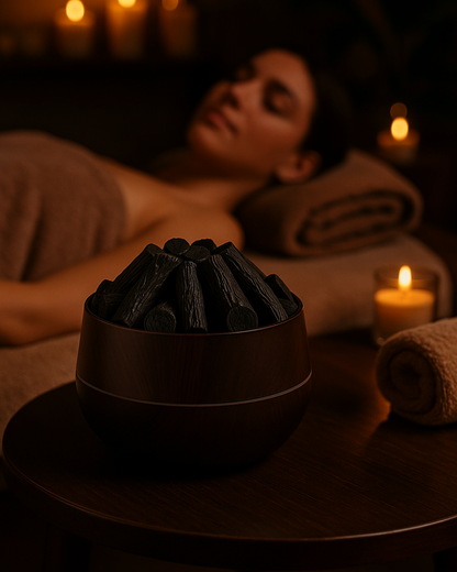 AtemRuh – Flammen-Luftbefeuchter für Ruhe, Duft & Wohlbefinden