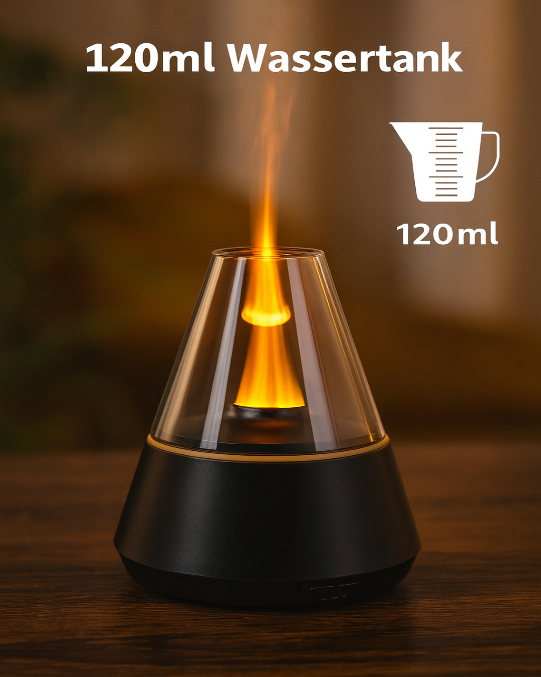 FlammenZauber – Aromadiffuser mit echter Flammen-Optik für dein Zuhause