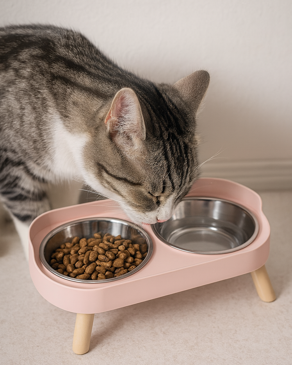 LieblingsDuo – Stilvoller Doppelnapf für Futter & Wasser in perfekter Balance