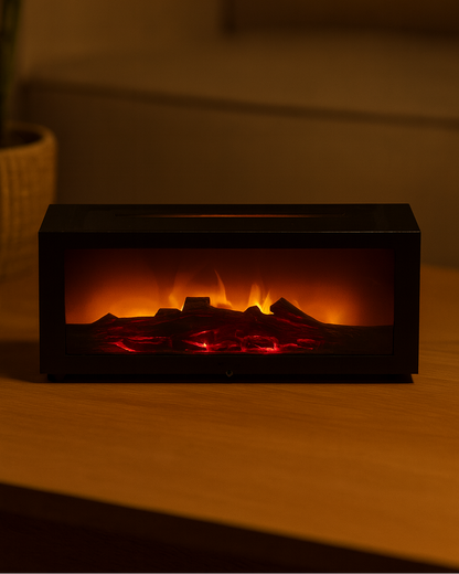 Mini Kamin Deluxe - Entspannende Flammen-Illusion & Duft-Aromatherapie