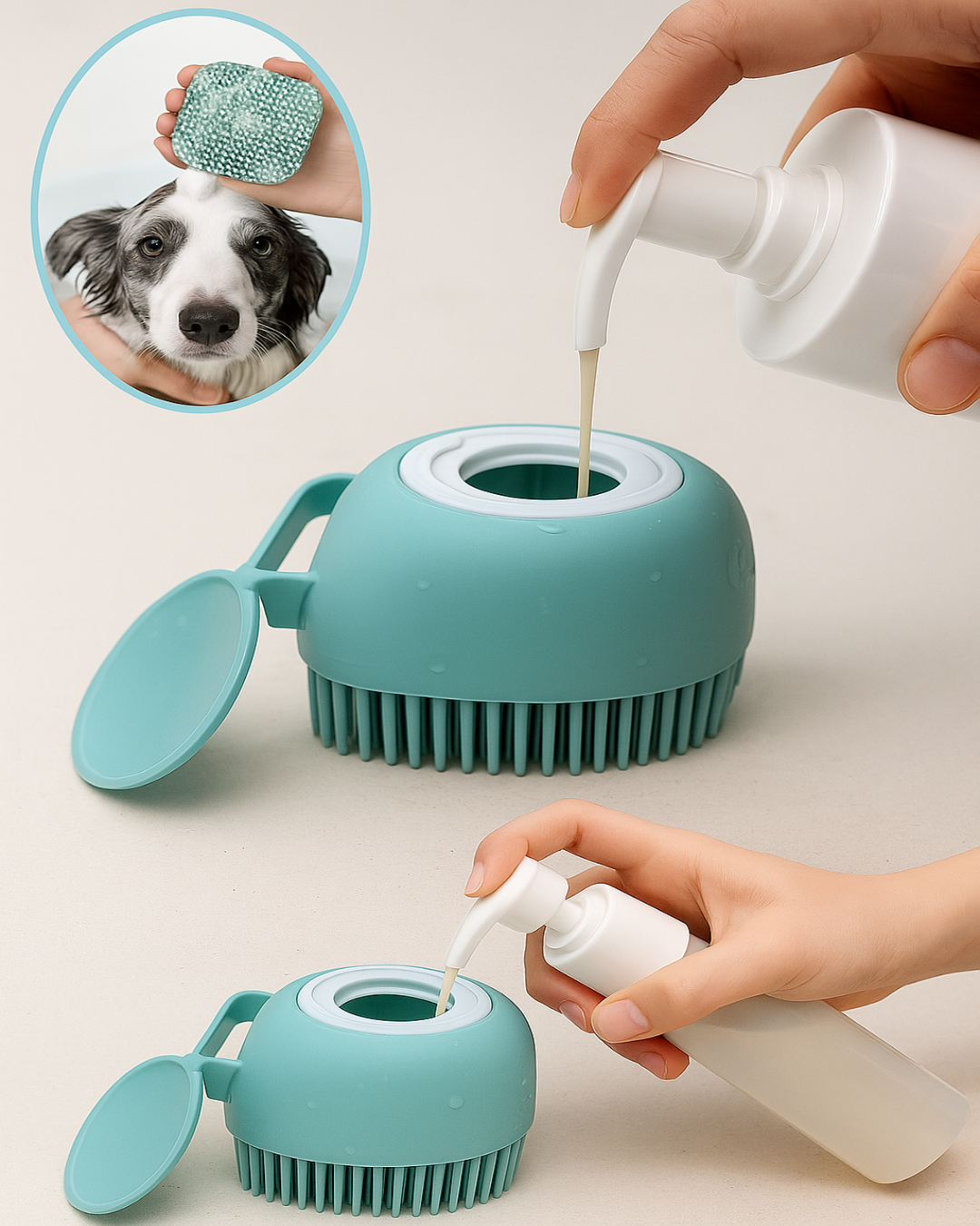 LumyPet – Die sanfte Fellpflege-Bürste mit Shampoo-Touch für glückliche Haustiere