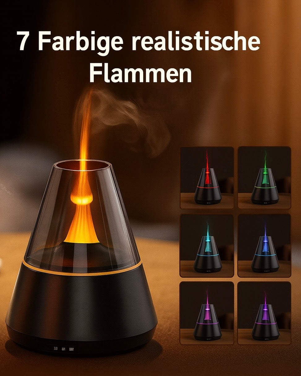 FlammenZauber – Aromadiffuser mit echter Flammen-Optik für dein Zuhause