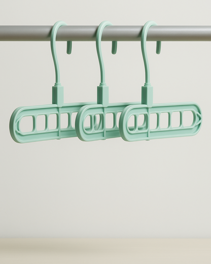 KleiderMeister – Drehbarer 9-Loch Kleiderbügel für mehr Platz