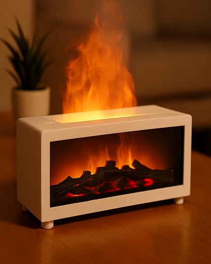 Mini Kamin Deluxe - Entspannende Flammen-Illusion & Duft-Aromatherapie
