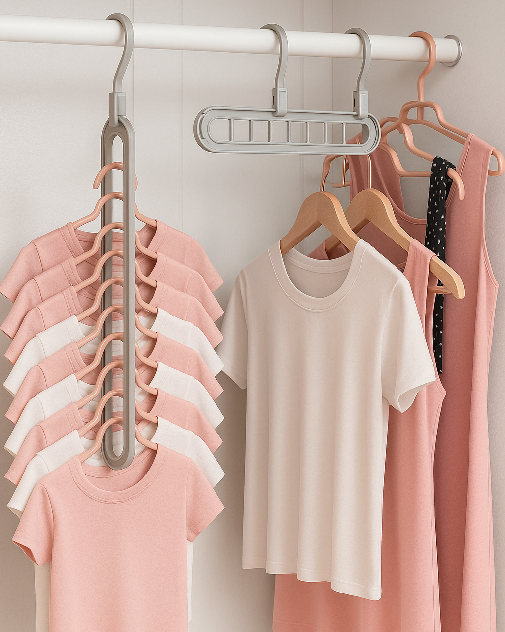 KleiderMeister – Drehbarer 9-Loch Kleiderbügel für mehr Platz