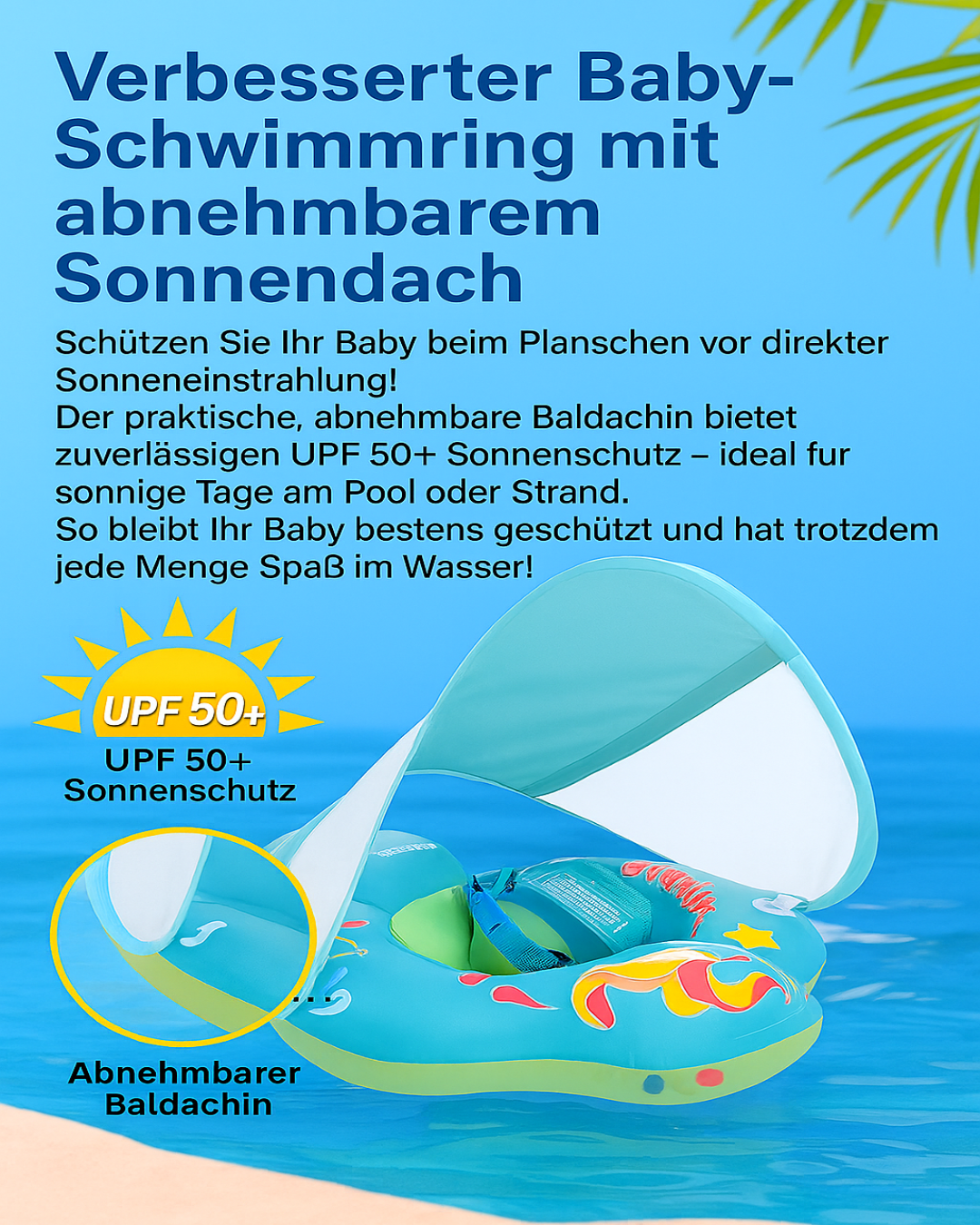 WellenWunder – Dein sicherer Baby-Schwimmring für sorgenfreies Planschen