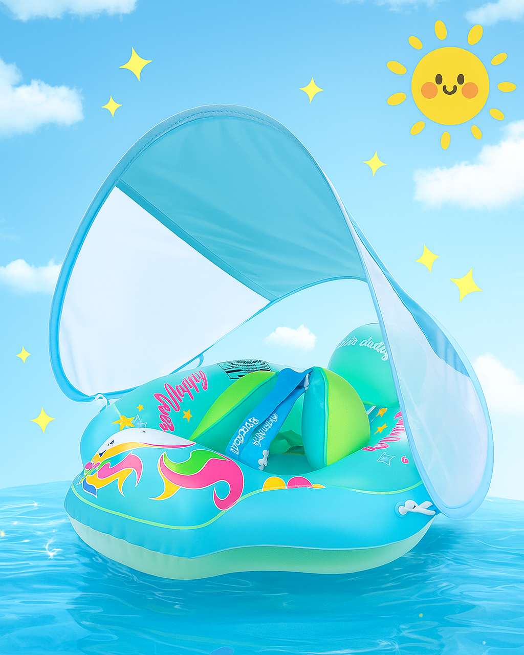 WellenWunder – Dein sicherer Baby-Schwimmring für sorgenfreies Planschen