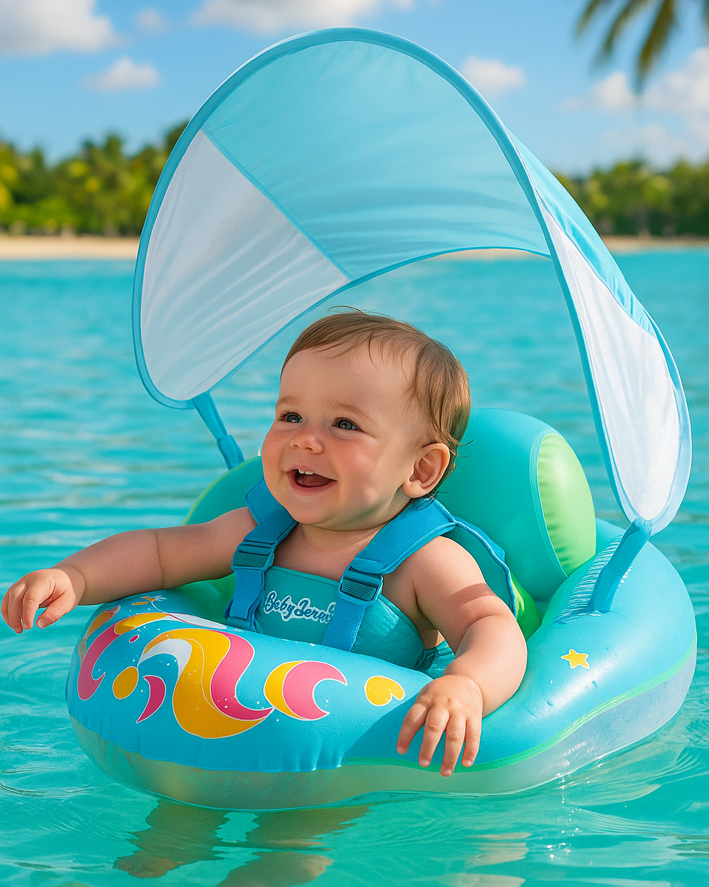 WellenWunder – Dein sicherer Baby-Schwimmring für sorgenfreies Planschen