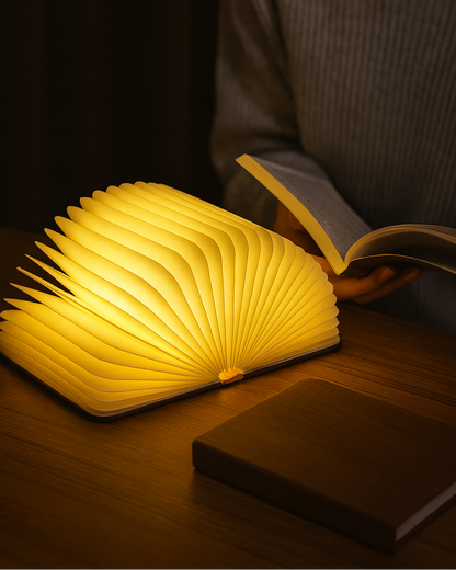 Lumybook– Das elegante Buchlicht für Wärme, Stil & Entspannung zuhause