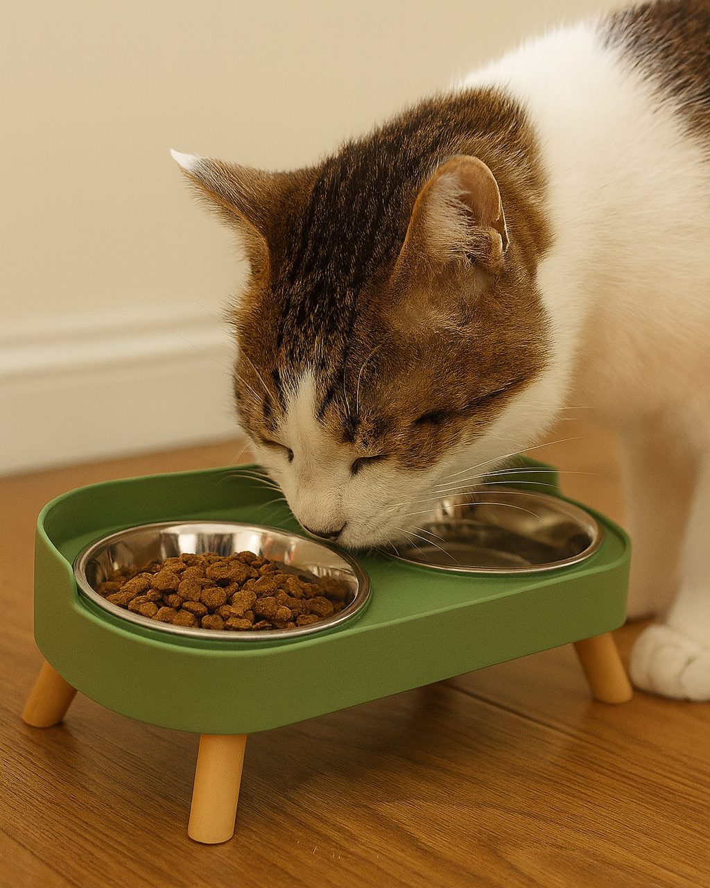 LieblingsDuo – Stilvoller Doppelnapf für Futter & Wasser in perfekter Balance