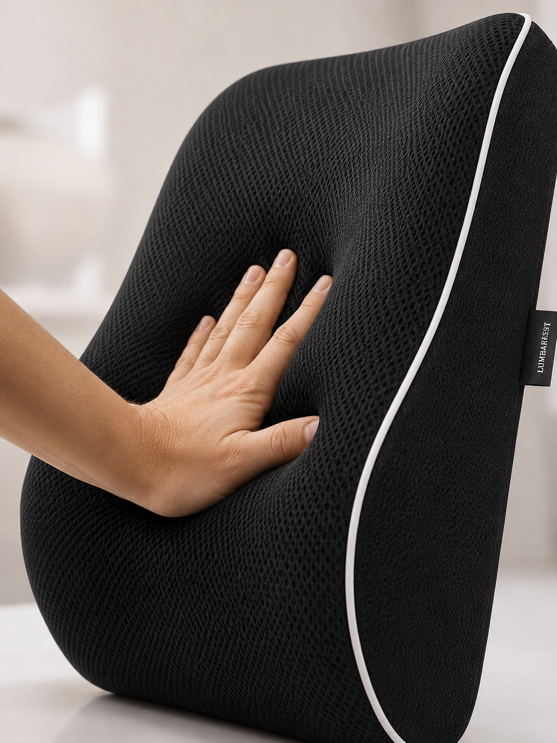 Premium Rückenkissen - Ergonomisches Kissen gegen Rückenschmerzen