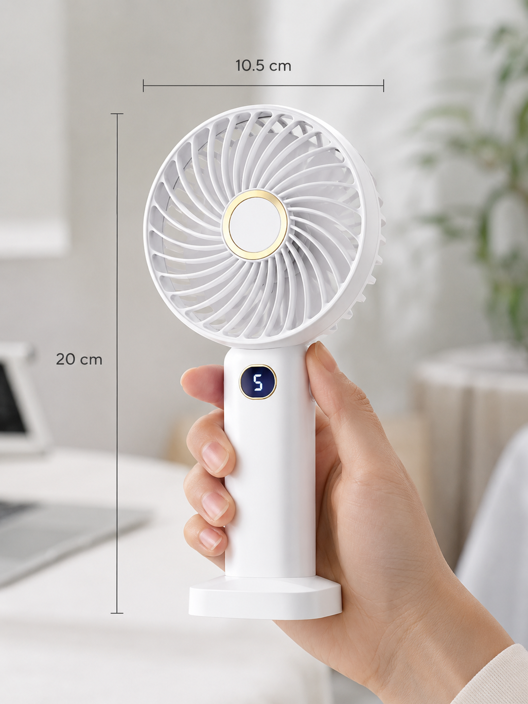 SmartWind Handventilator – Mit 5 Stufen effektiv gegen jede Hitzewelle